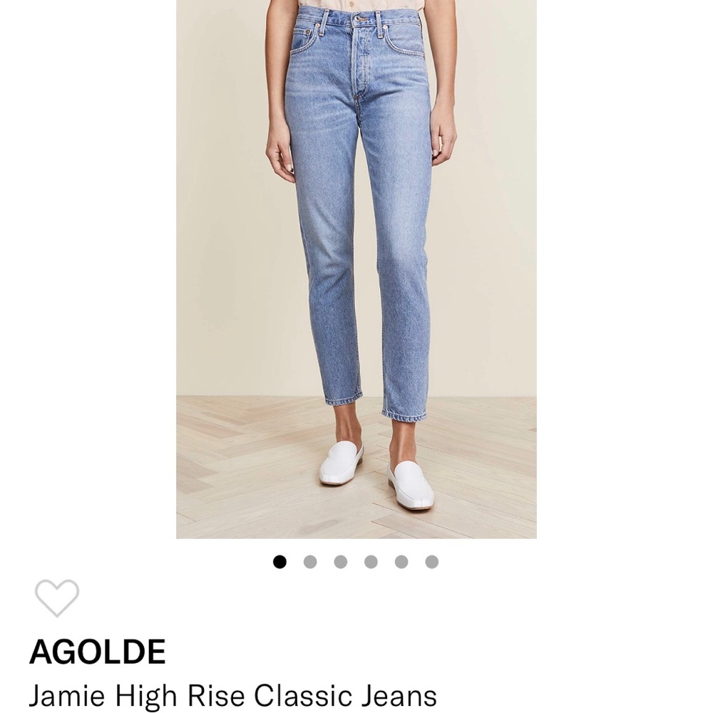 EXCELLENT CONDITION - Agolde Jaime hi-rise Jeans
